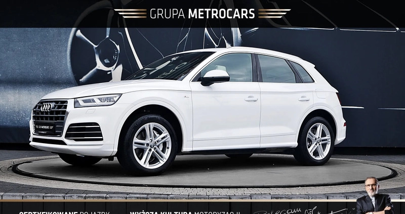 Audi Q5 cena 139898 przebieg: 159884, rok produkcji 2020 z Bytów małe 631